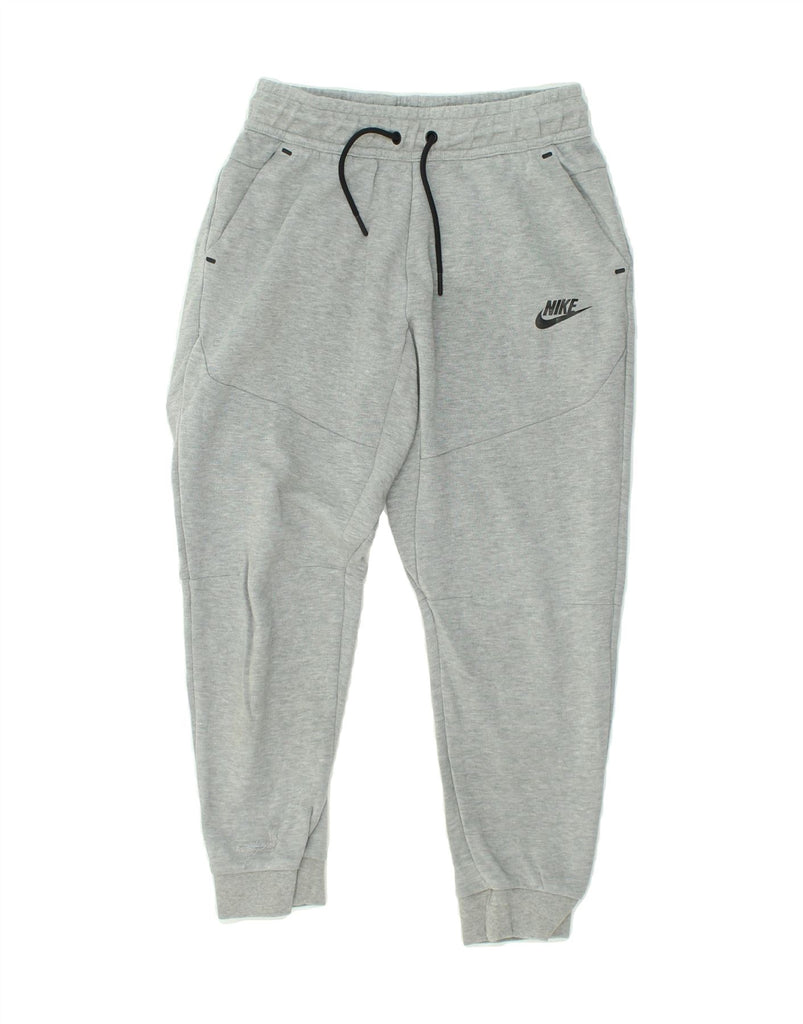 NIKE Boys Standard Fit Tracksuit Trousers Joggers 10-11 Years Medium Grey | Vintage Nike | Thrift | Second-Hand Nike | Used Clothing | Messina Hembry 