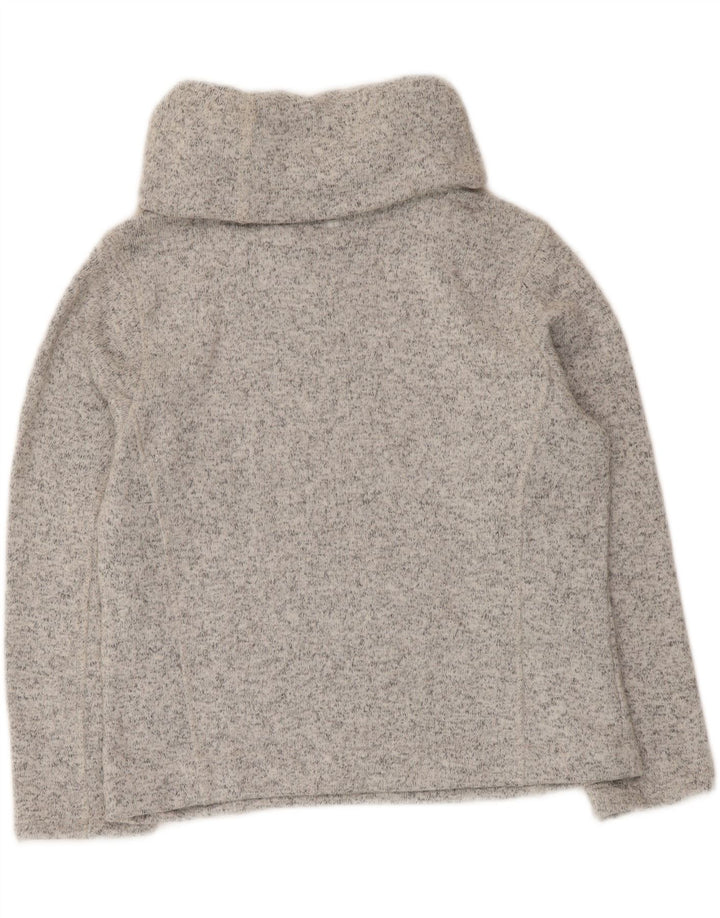 Mountain Warehouse Womens Crop Blouse Top UK 12 Medium Grey Flecked