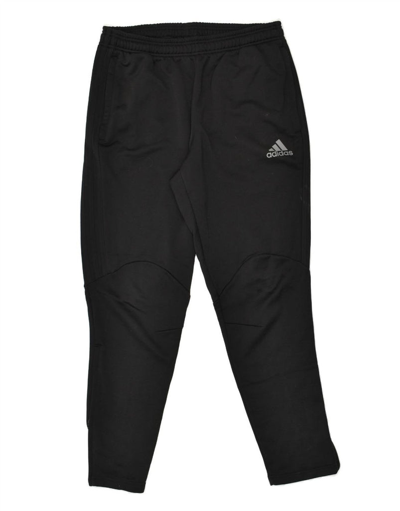 ADIDAS Mens Tracksuit Trousers Large Black Polyester | Vintage Adidas | Thrift | Second-Hand Adidas | Used Clothing | Messina Hembry 