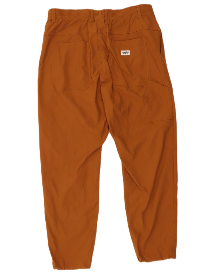 Nike Mens Dri Fit Slim Cargo Trousers Large W36 L29 Brown Polyamide