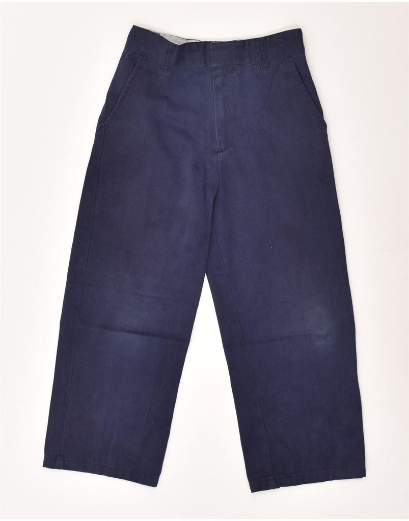 LEE Boys Straight Chino Trousers 6-7 Years W20 L18 Navy Blue Cotton | Vintage Lee | Thrift | Second-Hand Lee | Used Clothing | Messina Hembry 