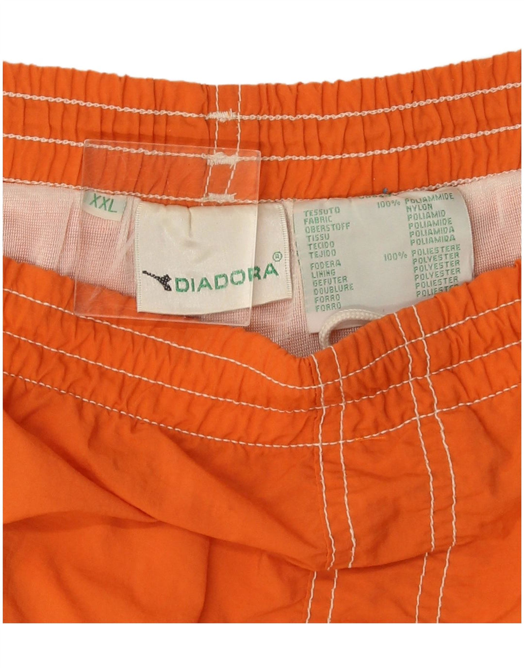 Diadora Mens Swimming Shorts 2XL Orange Polyamide