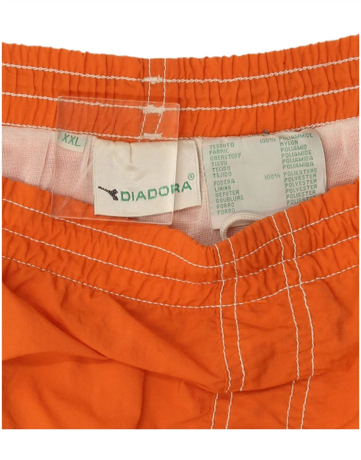 Diadora Mens Swimming Shorts 2XL Orange Polyamide
