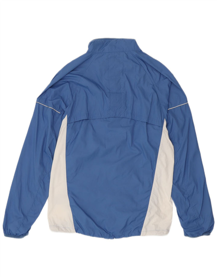 Nike Mens Tracksuit Top Jacket Small Blue Colourblock Nylon