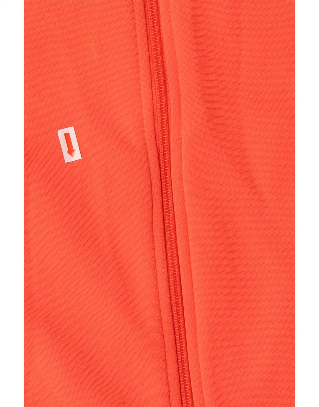 ADIDAS Womens Climalite Tracksuit Top Jacket UK 8/10 Small Orange