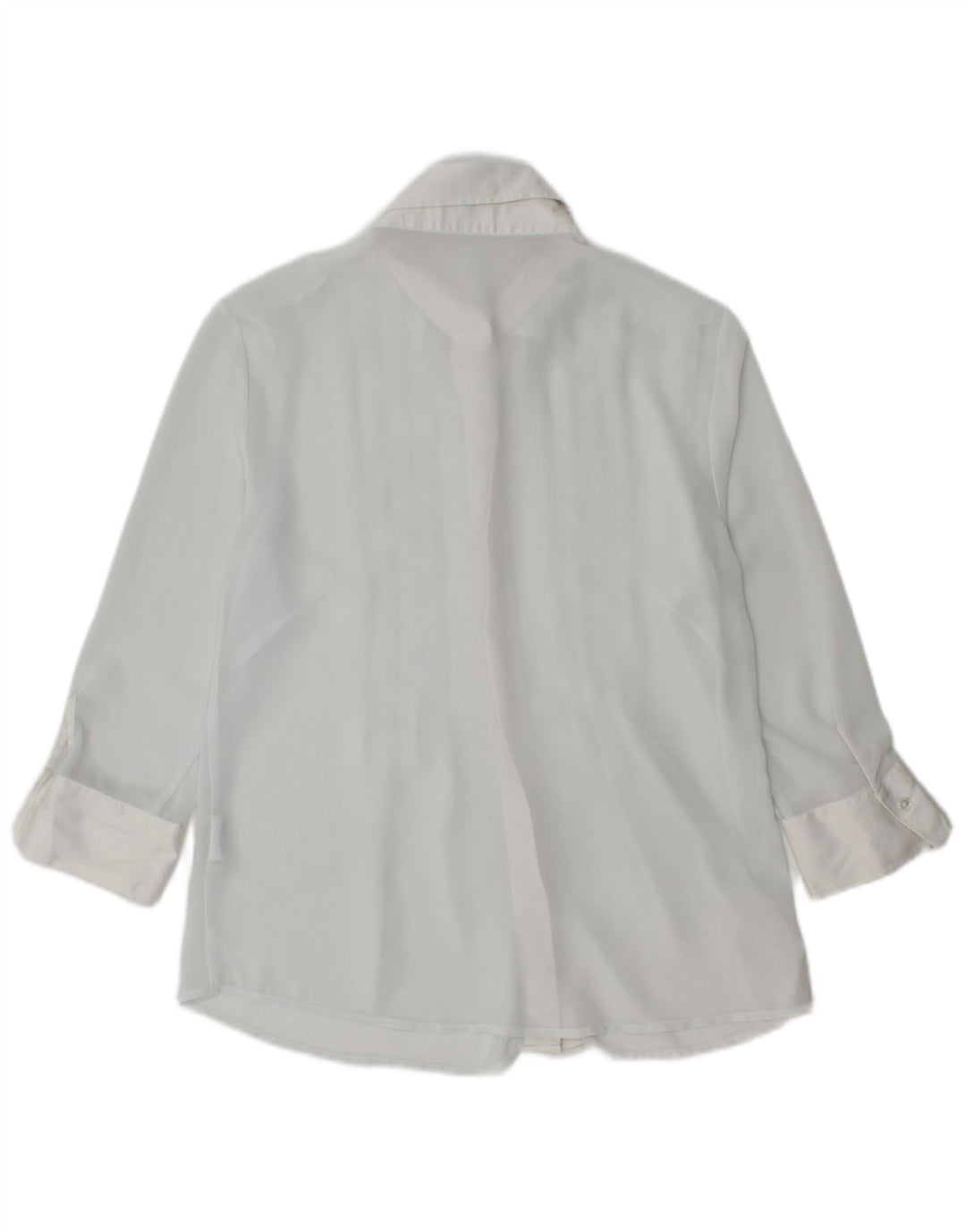 Naracamicie Womens Shirt Blouse US 0 XS Blue Polyester