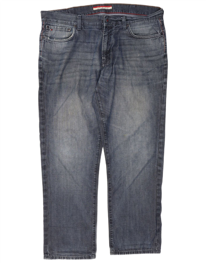 Tommy Hilfiger Mens Straight Jeans W38 L30 Blue