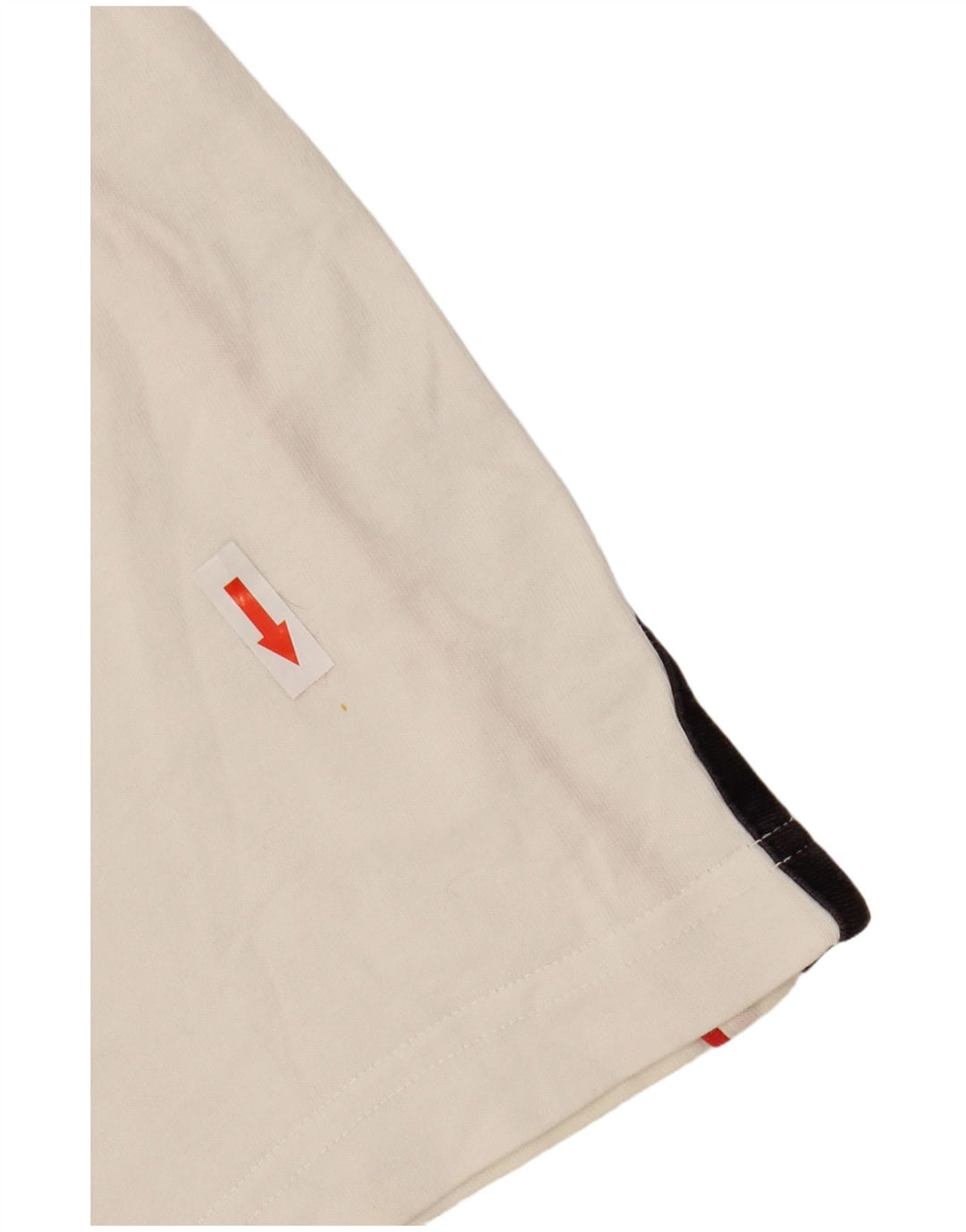 Champion Mens Graphic T-Shirt Top Medium White Colourblock Cotton