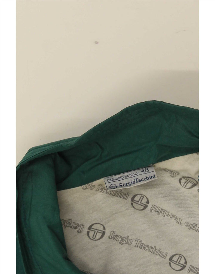 Sergio Tacchini Mens Regular Fit Tracksuit Top Jacket IT 48 Medium Green