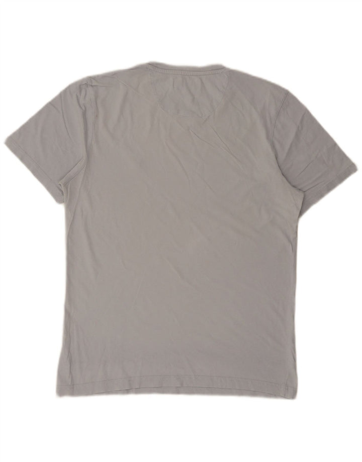 LYLE & SCOTT Mens T-Shirt Top Medium Grey