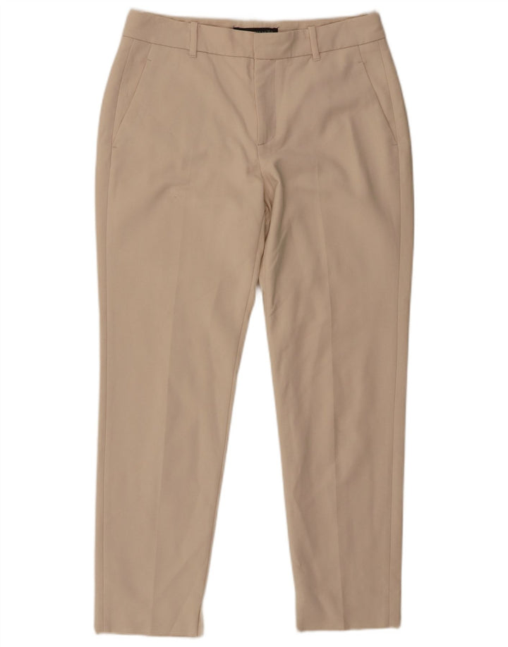 Zara Womens Tapered Chino Trousers Medium W28 L27 Beige