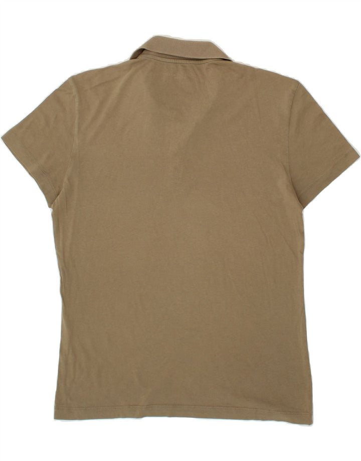 CALVIN KLEIN JEANS Mens Polo Shirt Large Brown Cotton Vintage Calvin Klein Jeans and Second-Hand Calvin Klein Jeans from Messina Hembry 