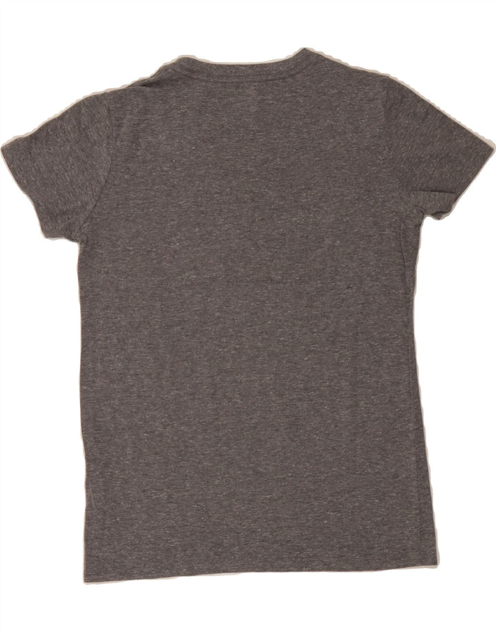 HARD ROCK CAFE Womens Mallorca Graphic T-Shirt Top UK 12 Medium Grey Vintage Hard Rock Cafe and Second-Hand Hard Rock Cafe from Messina Hembry 