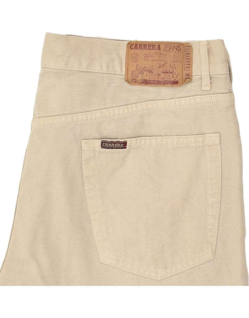 CARRERA Mens Straight Jeans W40 L30  Beige Cotton | Vintage Carrera | Thrift | Second-Hand Carrera | Used Clothing | Messina Hembry 