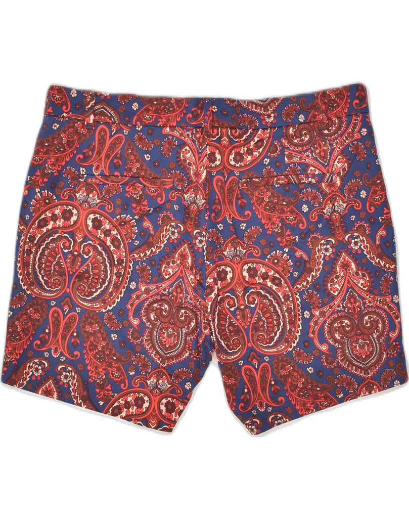 BANANA REPUBLIC Womens Chino Shorts US 4 Small W34  Navy Blue Paisley | Vintage Banana Republic | Thrift | Second-Hand Banana Republic | Used Clothing | Messina Hembry 