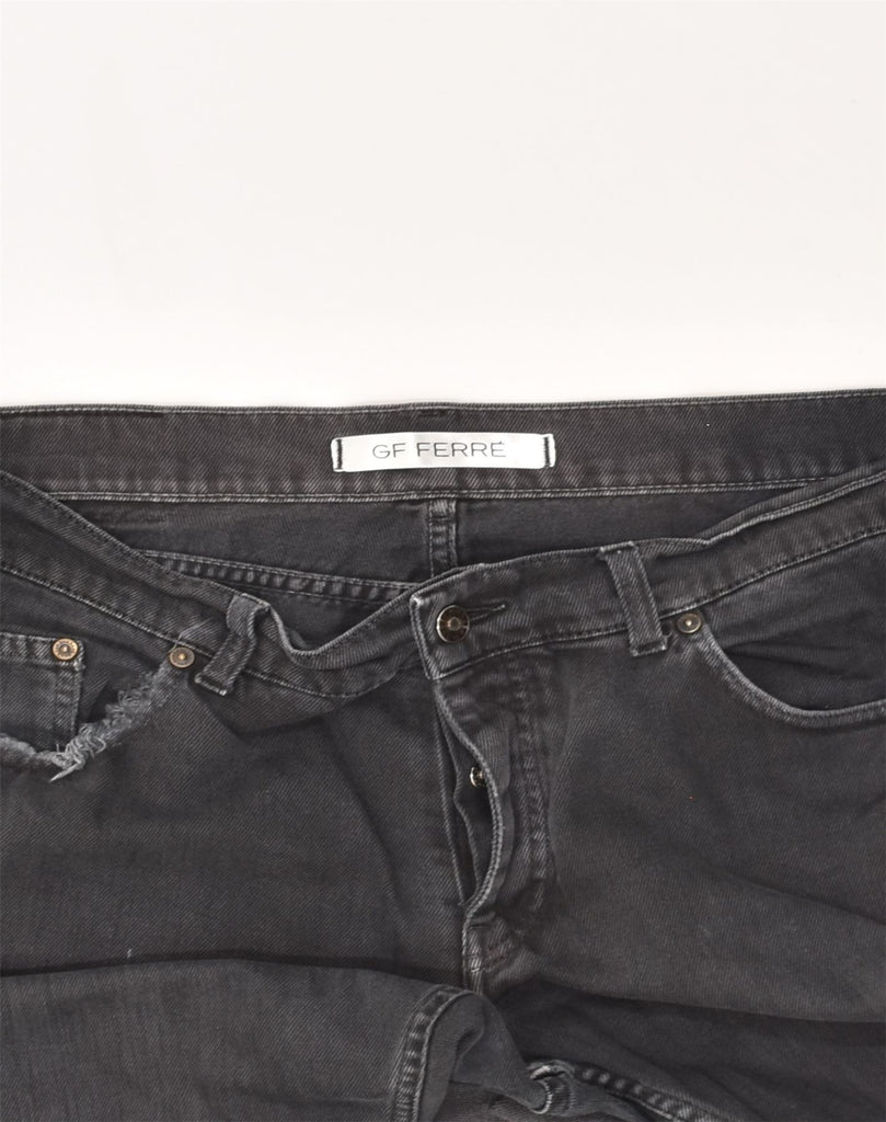 GF FERRE Mens Straight Jeans W34 L32 Grey Cotton | Vintage GF Ferre | Thrift | Second-Hand GF Ferre | Used Clothing | Messina Hembry 