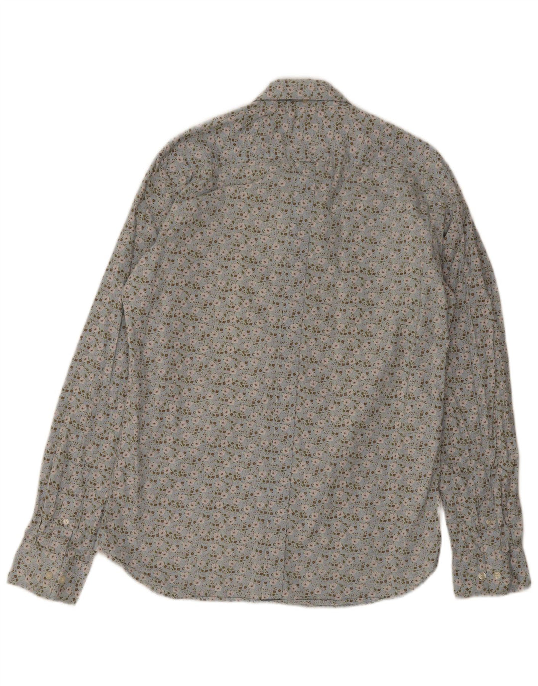 French Connection Mens Shirt Medium Blue Floral