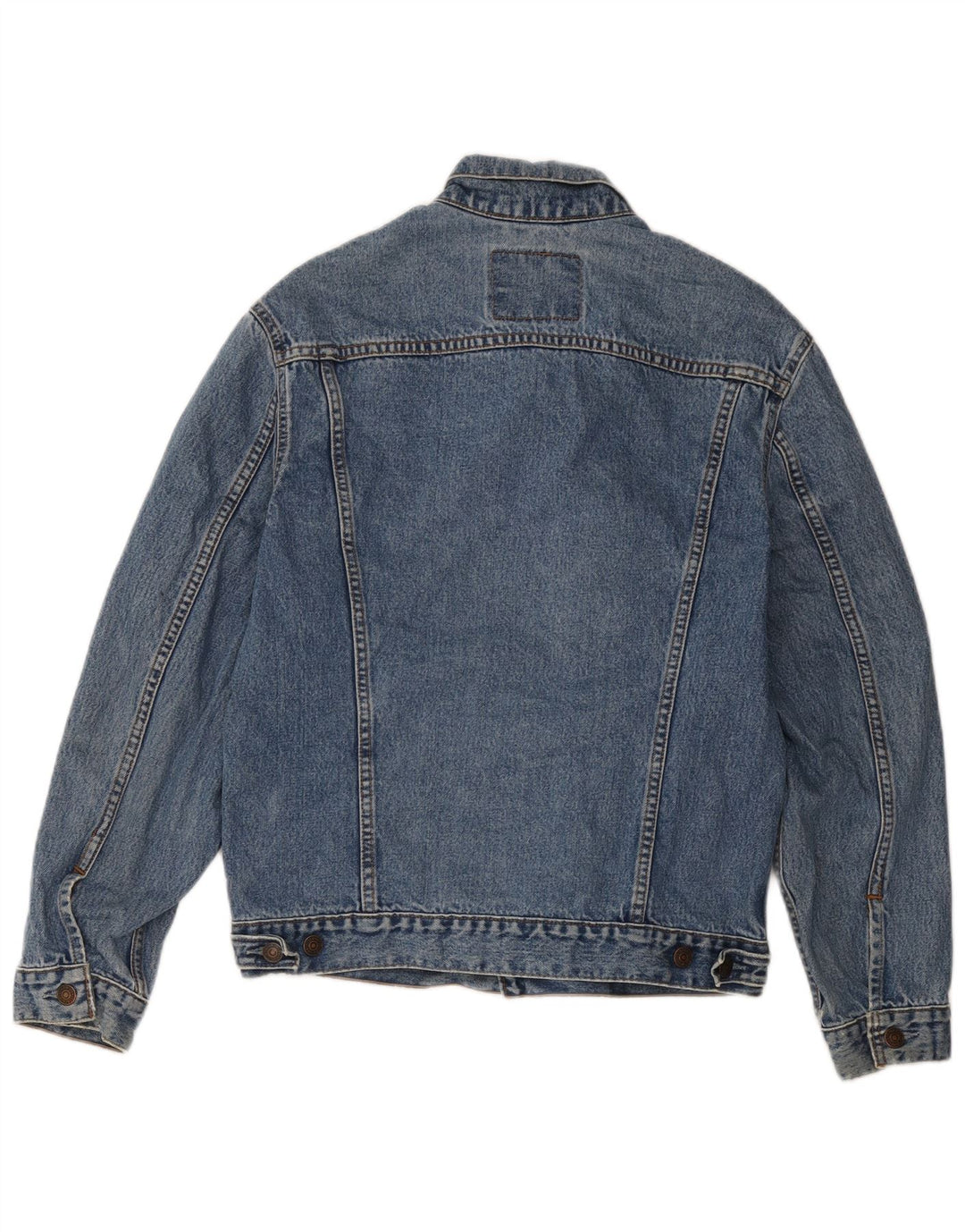 Levi's Mens Denim Jacket UK 38 Medium Blue Cotton