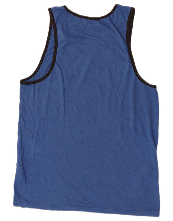 Hurley Mens Vest Top Medium Blue Cotton