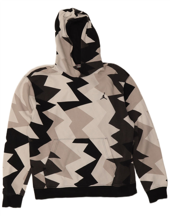 Jordan Mens Hoodie Jumper Medium Multicoloured Geometric Cotton