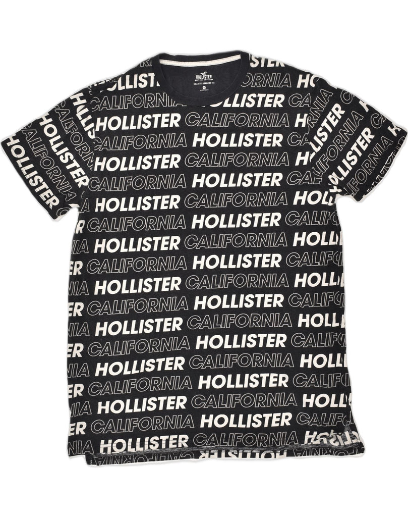 HOLLISTER Mens Graphic T-Shirt Top Large Black Cotton | Vintage Hollister | Thrift | Second-Hand Hollister | Used Clothing | Messina Hembry 