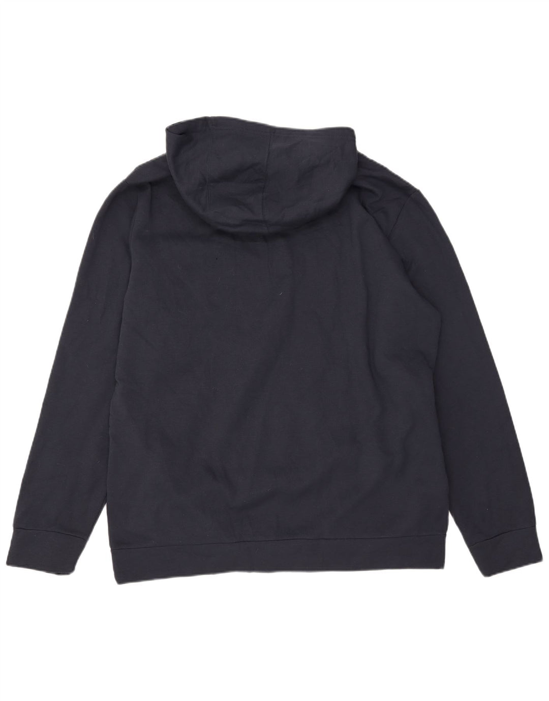 Adidas Mens Hoodie Jumper XL Navy Blue Polyester