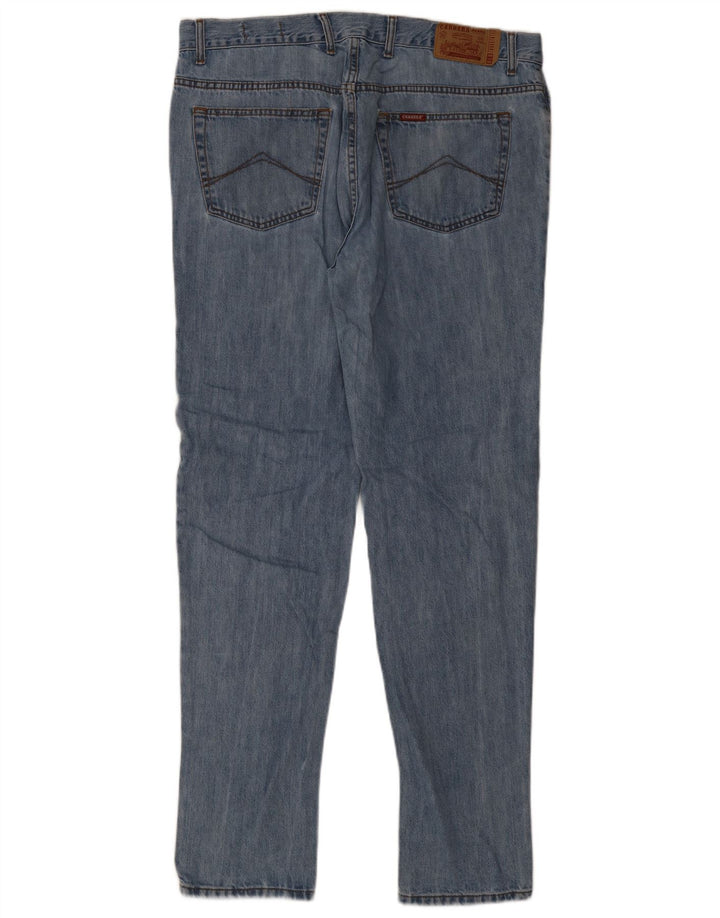 Carrera Mens Regular Tapered Jeans W38 L34 Blue Cotton