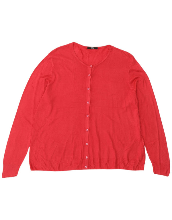 Marks & Spencer Womens Cardigan Sweater UK 22 3XL  Pink