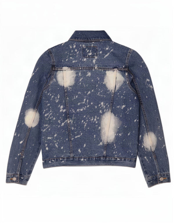 Levi's Girls Denim Jacket 13-14 Years Blue Tie Dye Cotton