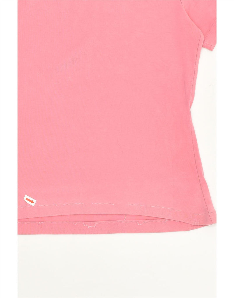 GAS Womens T-Shirt Top UK 18 XL Pink Cotton | Vintage Gas | Thrift | Second-Hand Gas | Used Clothing | Messina Hembry 