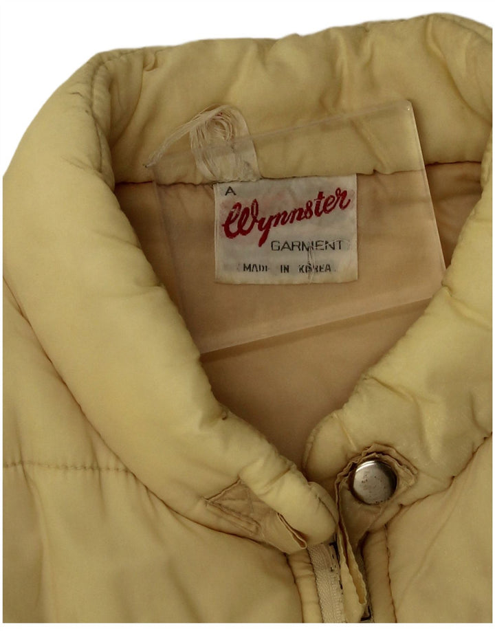 Wynnster Mens Padded Gilet UK 38 Medium Beige Nylon