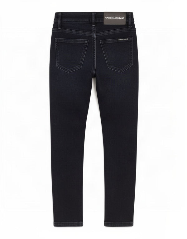 Calvin Klein Girls Skinny Jeans 5-6 Years W22 L20 Navy Blue Cotton