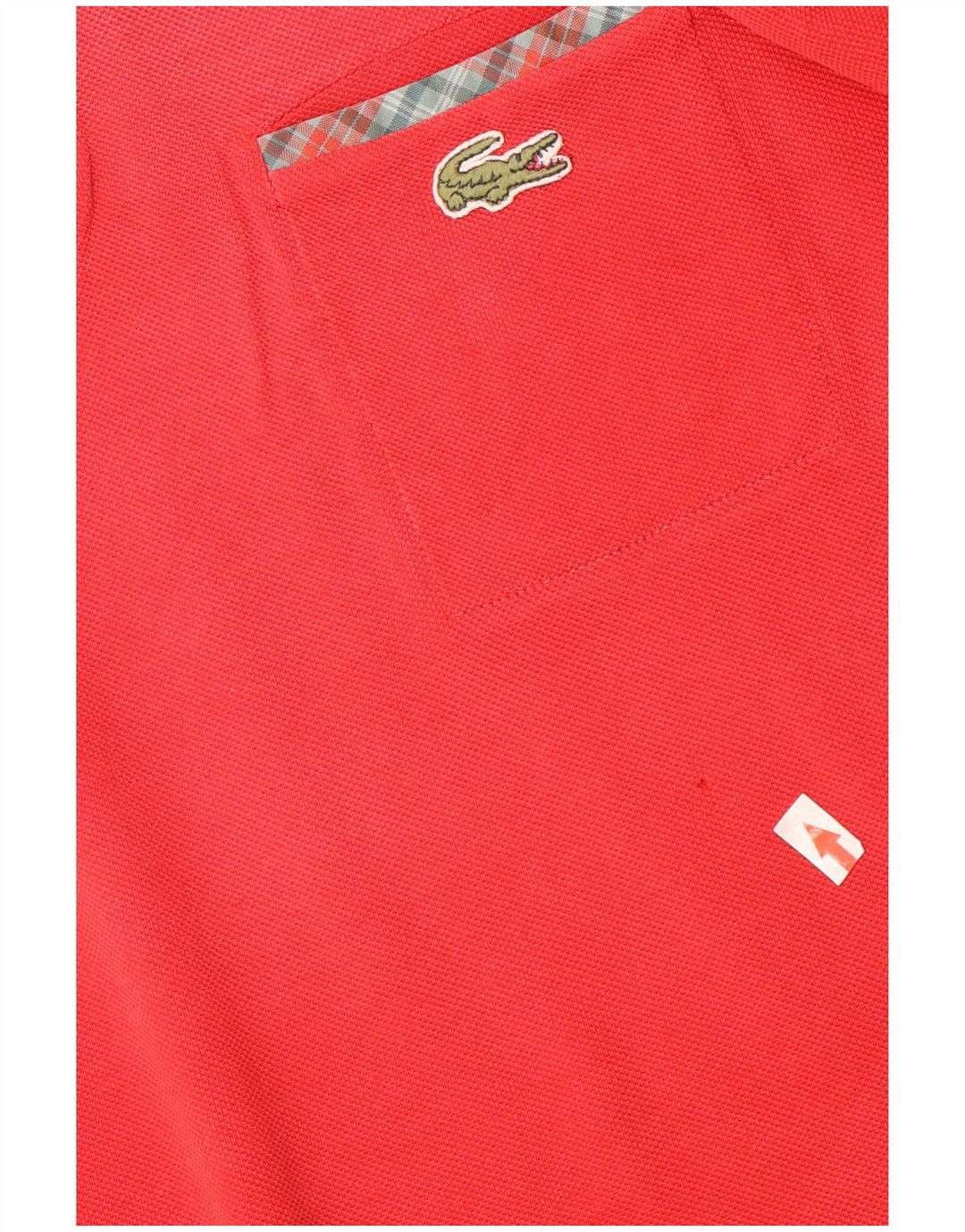 Lacoste Mens Polo Shirt Size 5 Large Red Cotton