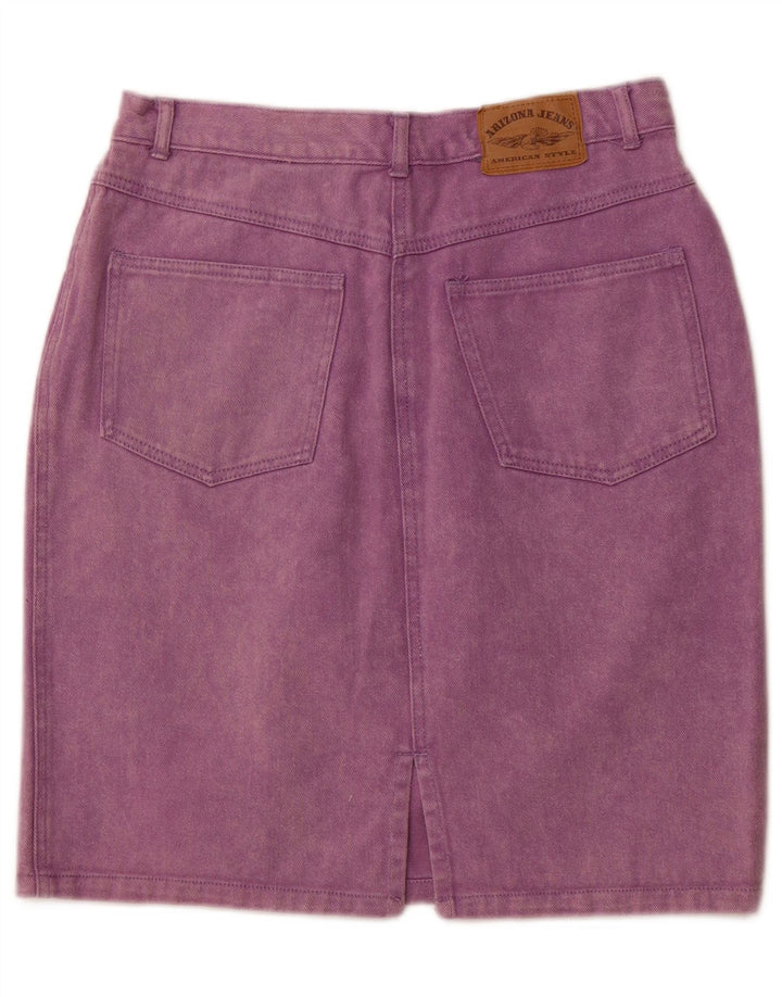 ARIZONA JEANS Womens High Waist Denim Skirt EU 44 XL W30  Purple Cotton