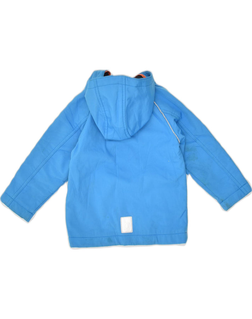 TED BAKER Boys Hooded Windbreaker Jacket 2-3 Years Blue Polyester | Vintage Ted Baker | Thrift | Second-Hand Ted Baker | Used Clothing | Messina Hembry 