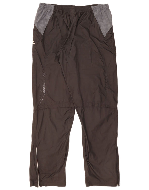 Adidas Mens Supernova Waterproof Trousers Large Black Colourblock Polyester
