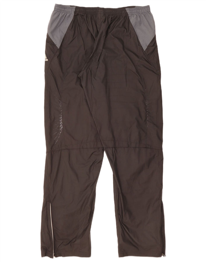 Adidas Mens Supernova Waterproof Trousers Large Black Colourblock Polyester