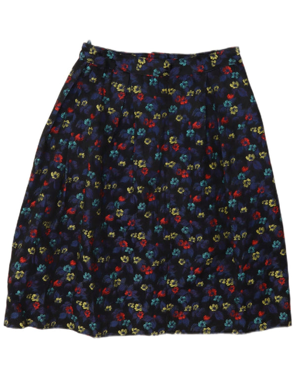 Vintage Womens A-Line Skirt W28 Medium Multicoloured Floral
