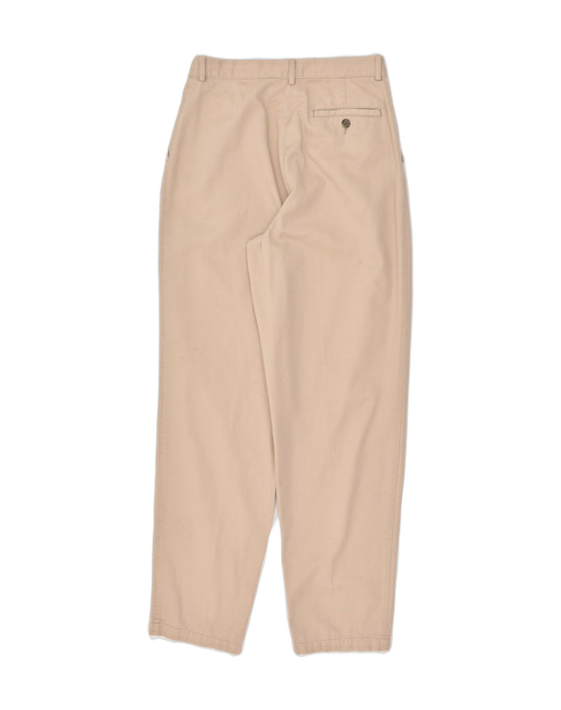 L.L.BEAN Womens Pegged Casual Trousers UK 10 Small W27 L31  Beige Cotton | Vintage L.L.Bean | Thrift | Second-Hand L.L.Bean | Used Clothing | Messina Hembry 