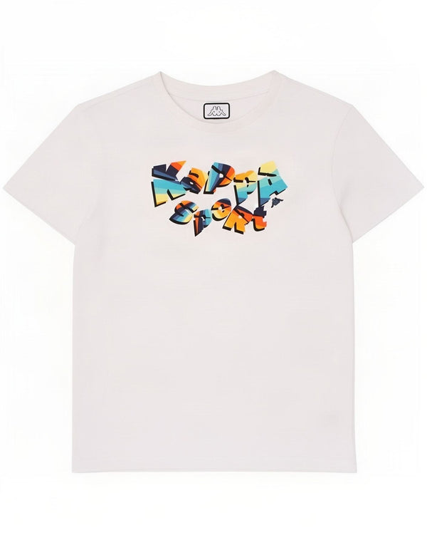 Kappa Boys Graphic T-Shirt Top 11-12 Years White