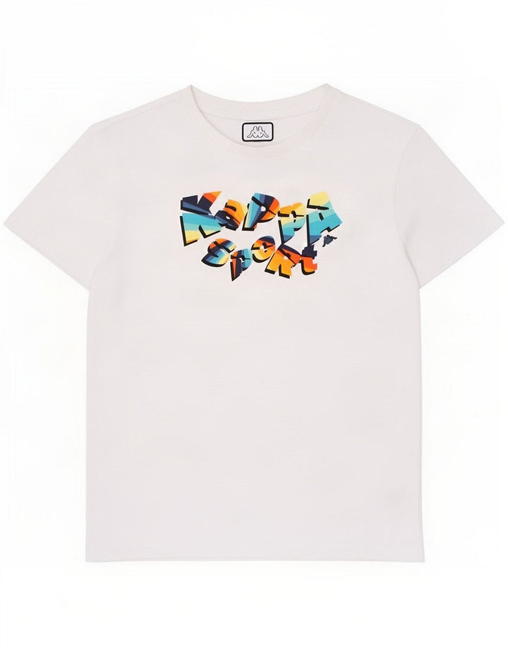 Kappa Boys Graphic T-Shirt Top 11-12 Years White