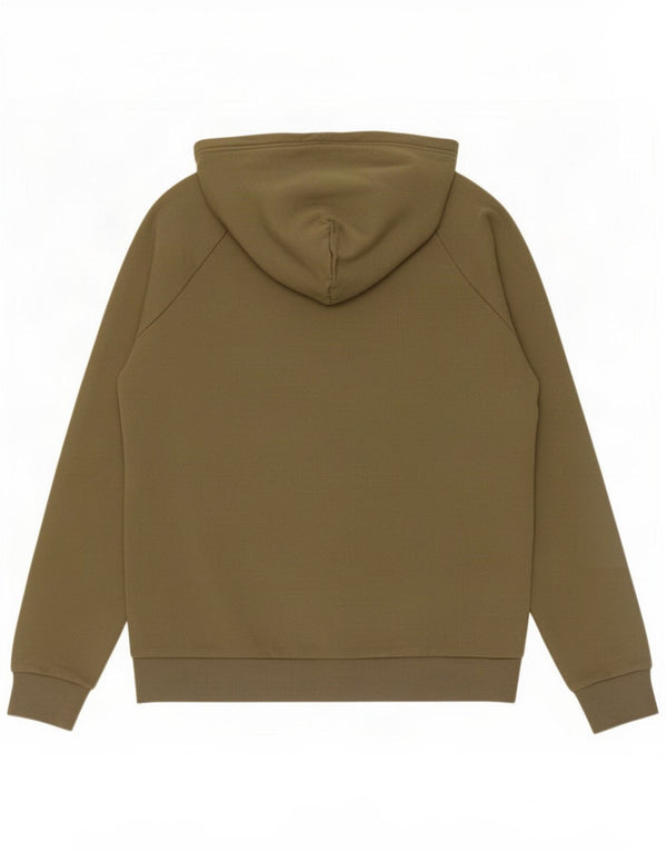 Under Armour Mens Zip Hoodie Sweater Large Khaki Cotton