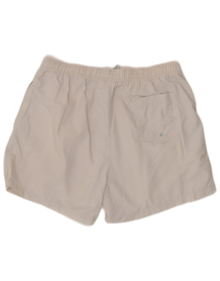 Zara Mens Swimming Shorts Large White Nylon