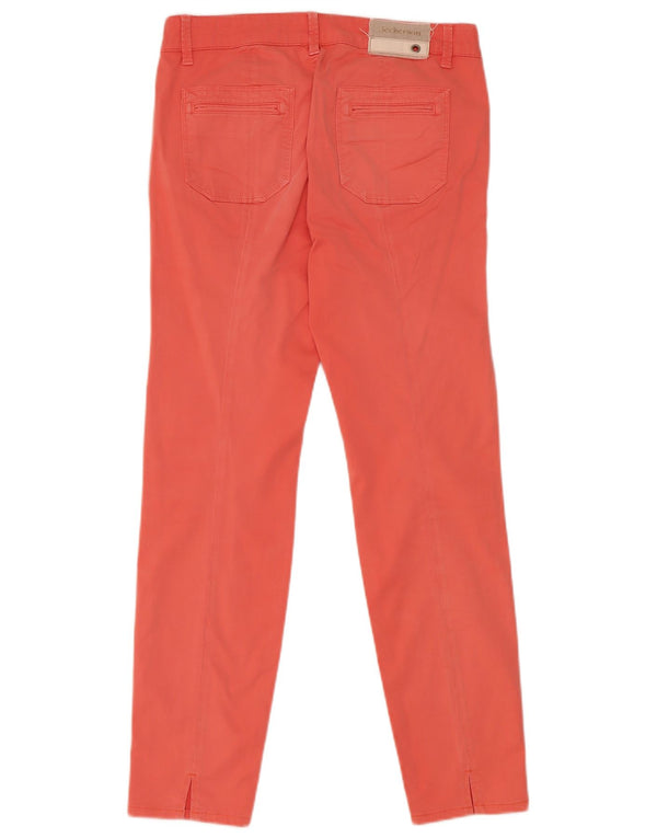 Jeckerson Womens Slim Casual Trousers W27 L27 Red Cotton