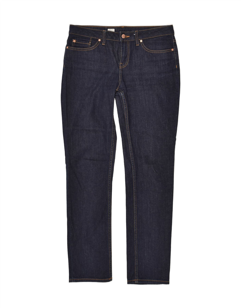 TOMMY HILFIGER Womens Rome RW Straight Jeans W28 L29 Navy Blue Cotton Vintage Tommy Hilfiger and Second-Hand Tommy Hilfiger from Messina Hembry 