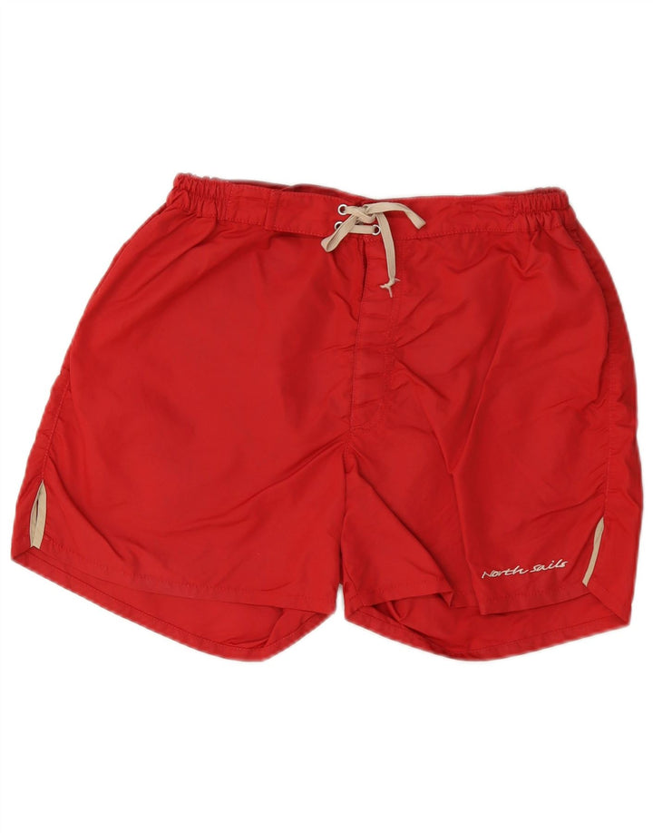 North Sails Mens Swimming Shorts Medium Red Polyamide