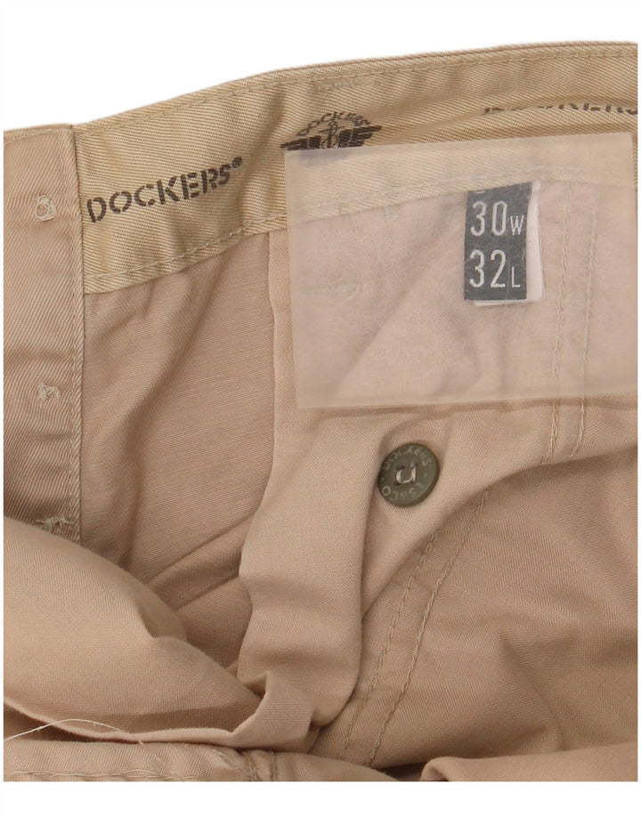 Dockers Mens Straight Chino Trousers W30 L28 Beige