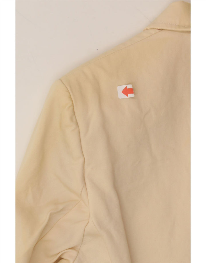 RALPH LAUREN Womens 3 Button Blazer Jacket US 10 Large Beige Wool Vintage Ralph Lauren and Second-Hand Ralph Lauren from Messina Hembry 
