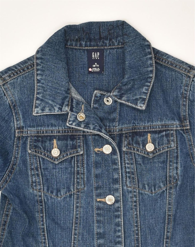 GAP Girls Denim Jacket 6-7 Years Small Blue Cotton | Vintage Gap | Thrift | Second-Hand Gap | Used Clothing | Messina Hembry 