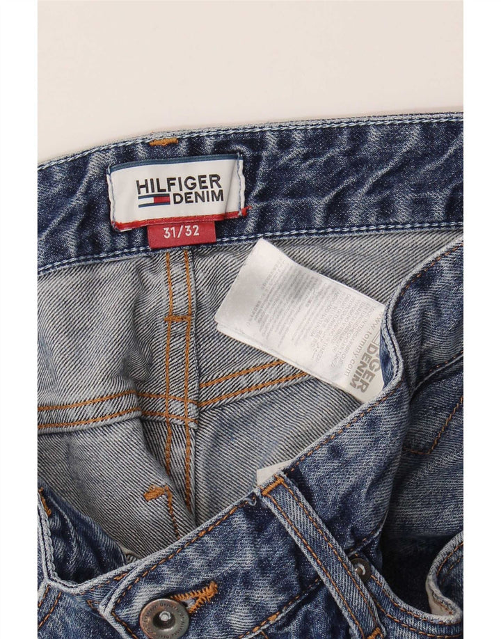 Tommy Hilfiger Mens Straight Jeans W31 L32 Blue Cotton